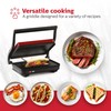 Holstein Housewares 2-Slice Electric Griddle, Non-Stick Sandwich Maker with Adjustable