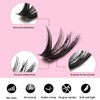 Selawasty Lash Clusters 616pcs Natural Lash Extension Individual Cluster Eyelash