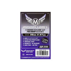 Mayday Games 7076 Usa Boared Game Sleeves,wood, Dark Purple