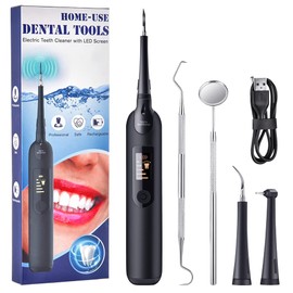 Electric Dental Calculus Tartar Remover High-Frequency Vibration Tartar Scraper Remover Tooth Stains Cleaner…