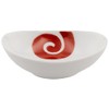 Hasamiyaki 42888 Small Oval with Brocade Swirl Pattern