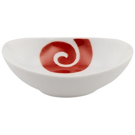 Hasamiyaki 42888 Small Oval with Brocade Swirl Pattern