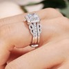 Blongme 3 CT Wedding Sets Ring Enhancer for Engagement Rings