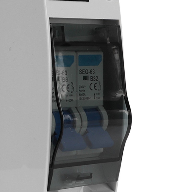 2 Poles Circuit Breaker MCB Miniature Leakage Breaker Waterproof Distribution