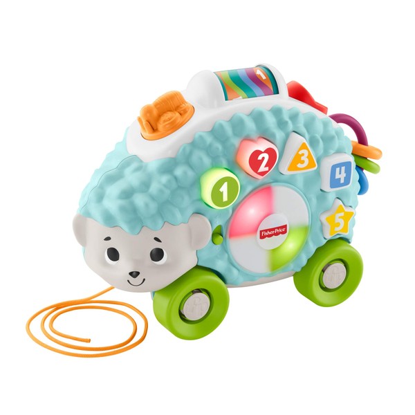 Thomas & Friends Fisher-Price Linkimals Happy Shapes Hedgehog - Interactive Educational Toy with Music and Lights for Baby Ages 9 Months & Up, Multi Color