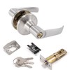 Door Handle Lock with Keys, Internal Door Lock with Adjustable