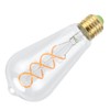 ST64 Bulb Double Spiral E27 4W Dimmable Light Bulb for