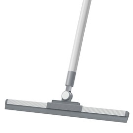 AZLIFEEU Adjustable Floor Squeegee with Replaceable Blade - Long Handle Wet Room & Shower Squeegee for Water Removal, Glass & Tile Cleaning