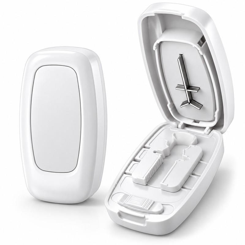 Adjustable Pill Cutter and Tablet Splitter with V-Shaped Holder, Covered