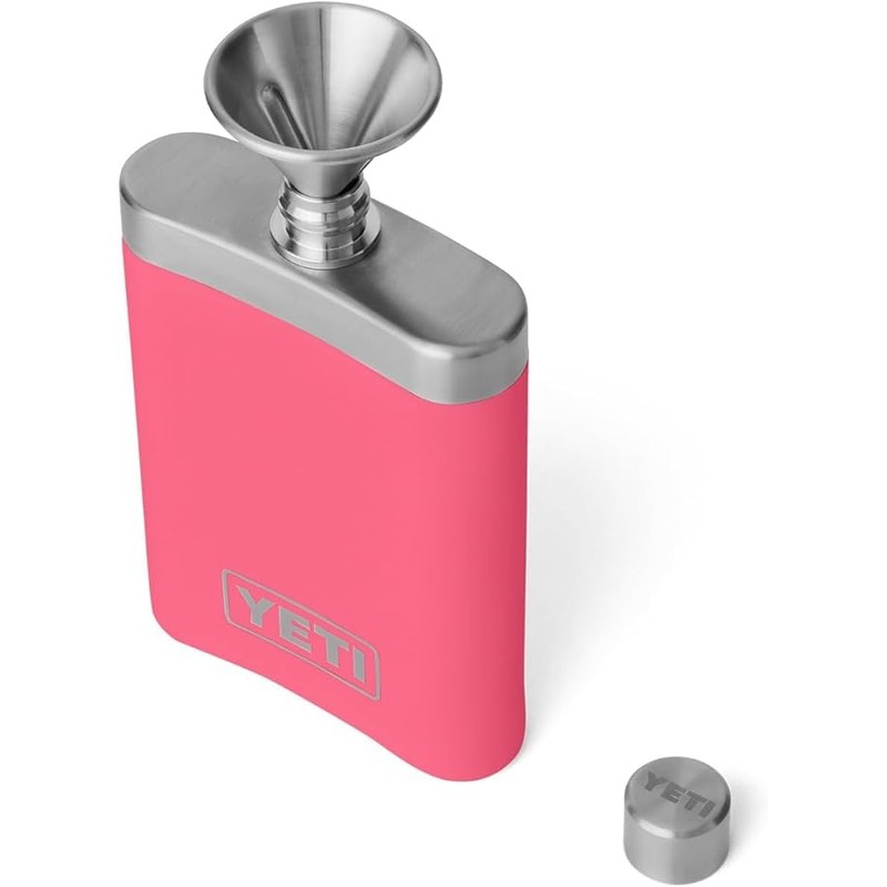 YETI Rambler Hip Flask, Tropical Pink, 7 oz