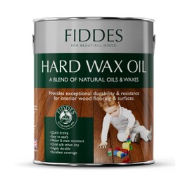 Fiddes Satin Finish Hard Wax Oil 2.5 Litre, Light Oak