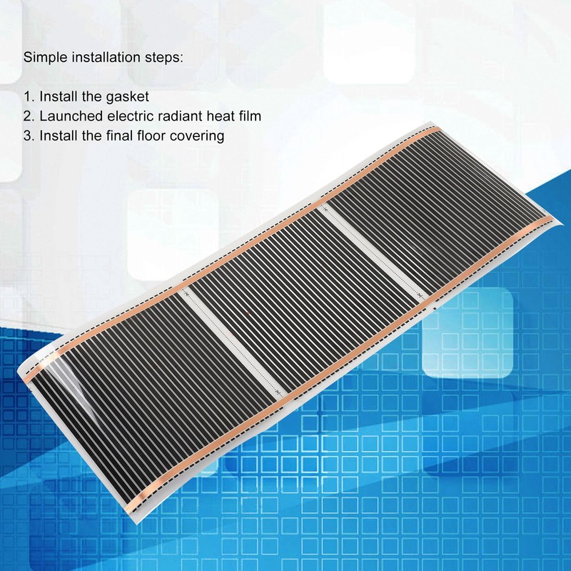 Electric Floor Heating Mat Ultra Thin Low Energy Consumption Tile