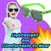 kilofly 10pc 8-Bit Pixel UV Protect Gamer Sunglasses Adult Kids