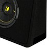 Kicker 10-Inch CompC 2-Ohm Loaded Shallow Subwoofer Box Enclosure (Open