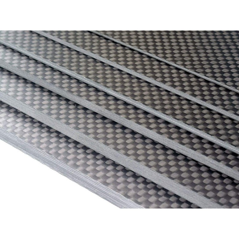 1.5x300x400mm Plain Matte Carbon Fiber Sheet Plate Panel R/C Aircraft