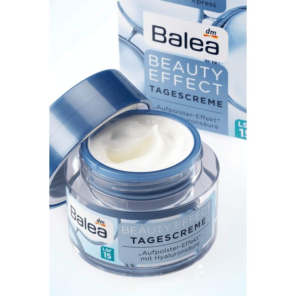 Balea Beauty Effect Day Cream Hyaluronic Acid Intensive Lifting SPF15 Vegan