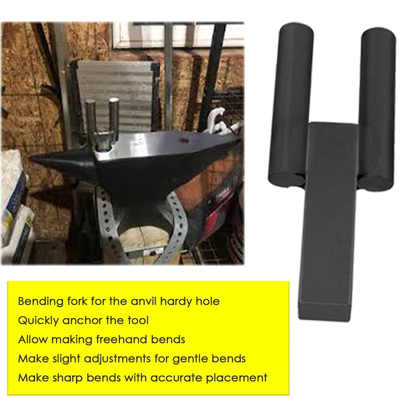 Bonbo 1 Inch Blacksmith Hardy Anvil Tool Hardy Turning Bending