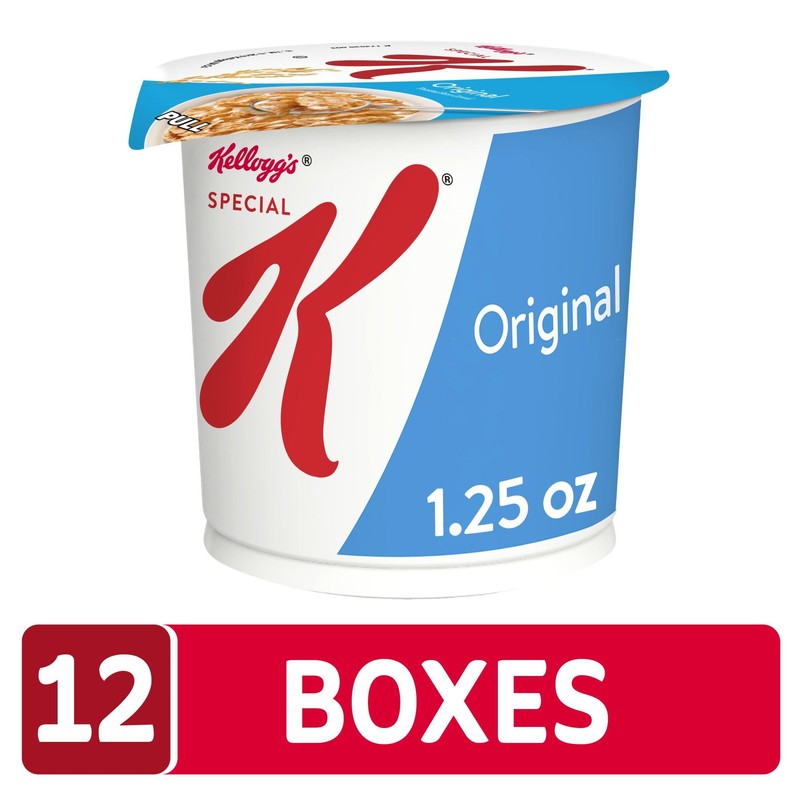 Kellogg's Special K, Breakfast Cereal in a Cup, Original, Bulk