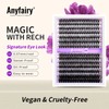 Anyfairy Lash Clusters Wispy Eyelash Clusters 280pcs 10-18mm Cluster Eyelash