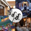 SHATCHI 36Pcs Black Mini Gutter Hooks S Shape – Reusable