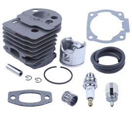 Nikasil Plated Cylinder Piston Bearing Kit For Husqvarna 51 55 For Rancher (46mm) Chainsaw Fuel Filter Line Gasket 503 16 91-71
