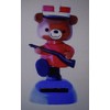 Solar Powered - Dancing Soldier Bear With Gun
