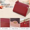 MultiValue Ladies Wallet, Short Credit Card Wallet Leather Bifold Purse