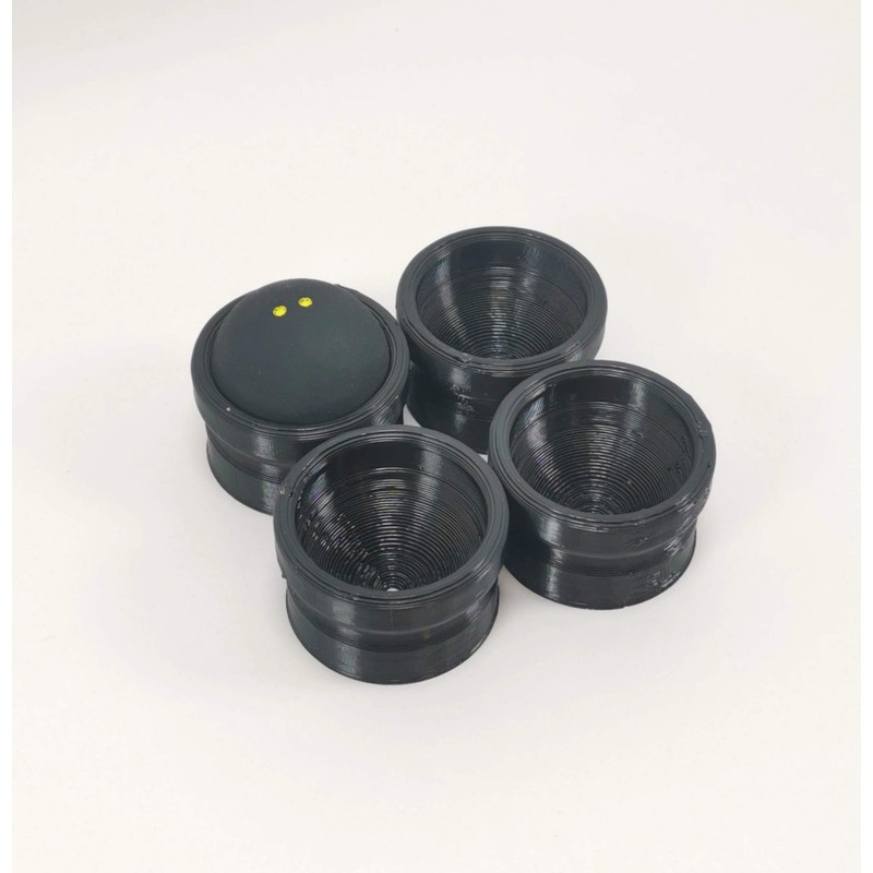 Dampener Feet Squash Ball Topper (1 x White)