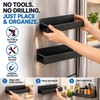 2-Piece Magnetic Storage Shelf for Kitchen Organization – Space-Saving ABS