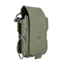 Tasmanian Tiger TT Universal Pouch M Universal Pouch for Magazines, GPS, Radios, Drinking Bottles; Molle System, Bungee Cord, Lid Height-Adjustable and Removable, Olive