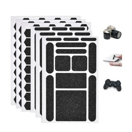 Hasefam 6 Pieces Phone Grip Tape, Finger Grip Stickers Decal Non Slip Kit Adhesive Traction for Cell Phone Cases Mouse Laptop Tablet Tools (6Pieces Black)