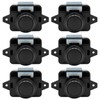 Calolin 6 Pcs Cabinet Latch with Zinc Alloy Bolt, Push