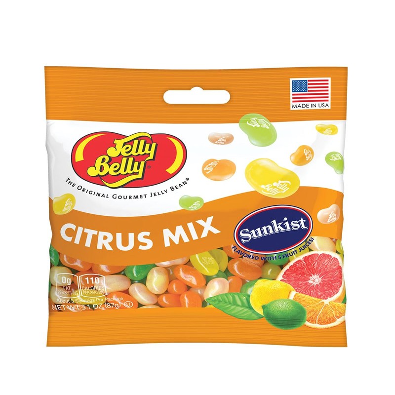 Jelly Belly Citrus Mix Jelly Beans- 3 Pack - 3.5