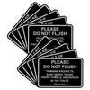 All Quality Classic Framed Please Do Not Flush Thank You