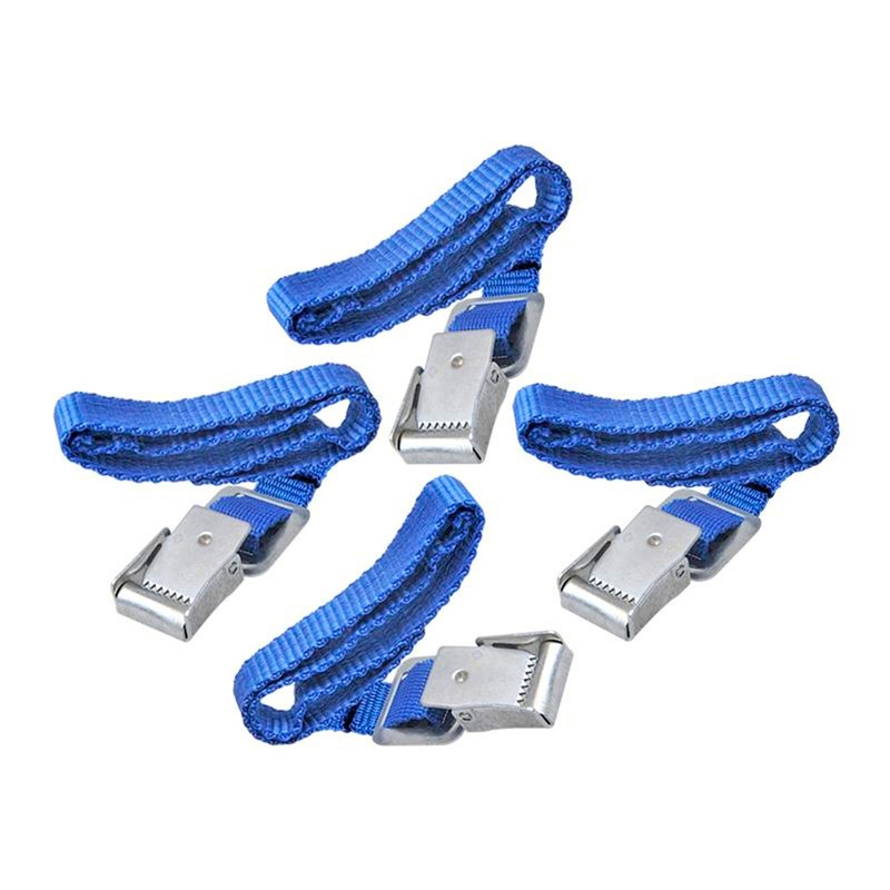 Pro Plus Fastening Straps for Bicycle Carrier Blue Set of