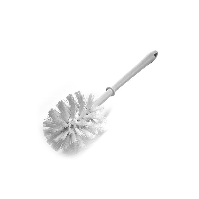Hygoclean Toilet Brush, White, Length: 35 cm, Diameter: 8 cm,