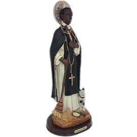 12" San Martin de Porres Saint St Santo Statue POLYRESIN/New in Box#6368-13F