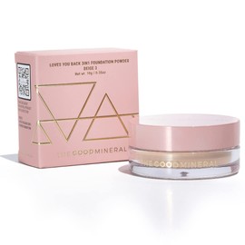 The Good Mineral Loves-You-Back 3in1 Mineral Powder Foundation (BEIGE 3) | Designed for acne-prone, sensitive skin | Evens out skin tone as a 3IN1 - Concealer, Foundation + Powder | Natural Coverage