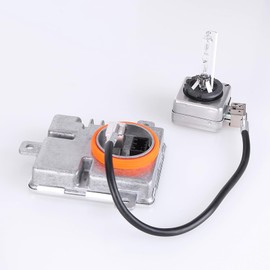 Eforcase W003T21971 Xenon HID Ballast Headlight Control Unit with D3S Bulb Kit Compatible for Chrysler 300 2011-2021 3.6L 5.7L 6.4L 68170821AA Xenon Ballast HID D3S Bulb Lamp Control Unit Computer