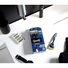 Wilkinson Pack Sword Hydro 5+8 Energizer Mint Razor Blades. 5 Blade Razor with Shock Absorption Technology