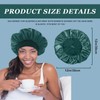 4PCS Silk Bonnet for Sleeping,Hair Satin Bonnets for Black Women