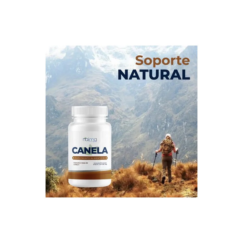 Canela 400 Mg 100 Cápsulas