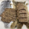 HiiFeuer Medieval Faux Leather 4-Layer Armbraces Armor, Medieval Mercenary Warmers,