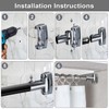 Kokone Shower Curtain Rod Bracket Set of 2 Adjustable 180°