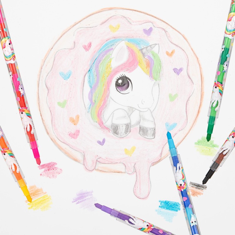 Depesche 12279 Ylvi Colour Twinnies Colouring Pencils, 6 Coloured Pencils