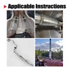Stainless Steel 2 Inch Resonator Exhaust, Performance 2" Muffler Exhaust