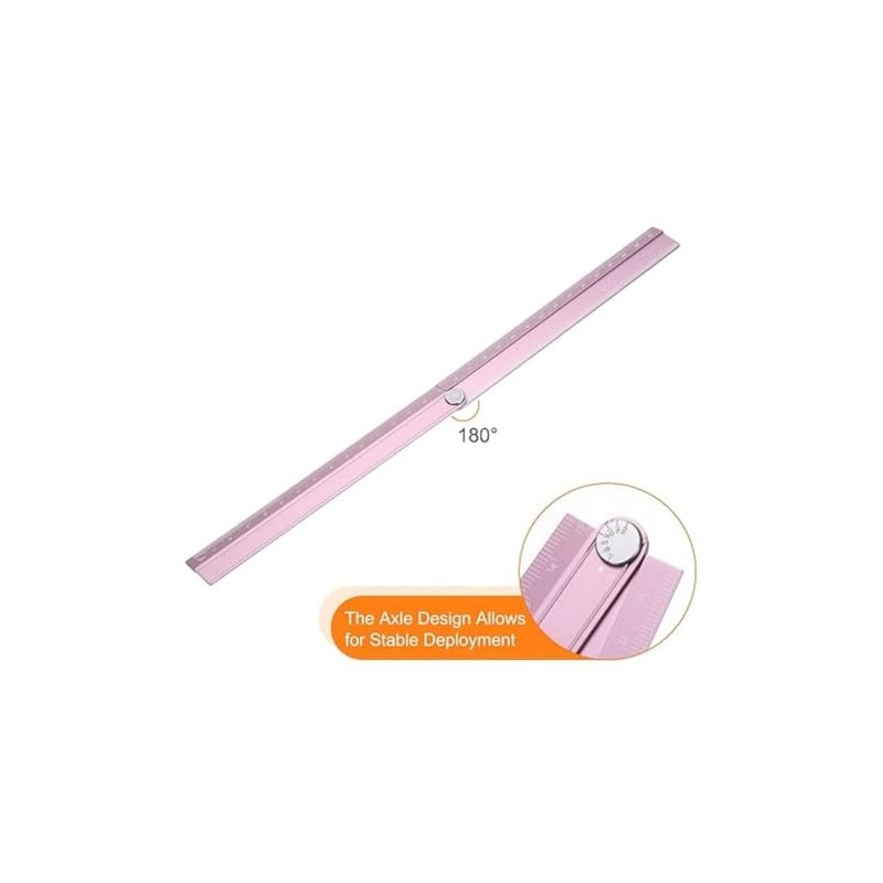 2 piezas de reglas rectas plegables de 30 cm de