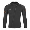 Tupper, Men's 0.06 inch (1.5 mm) Neoprene Wetsuit Jacket, Outerwear,