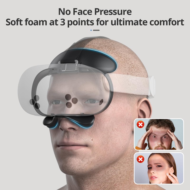 VR Open Facial Interface for Meta Quest 3S Replacement Accessories