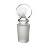 EISCO Stopper - Penny Head, Solid Cone, Made of Borosilicate